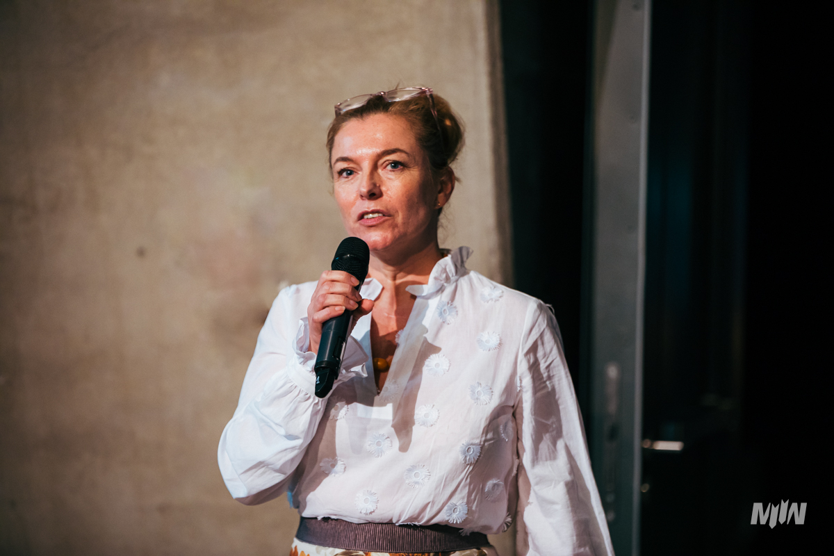 curator of the exhibition - Monika Krzencessa Ropiak